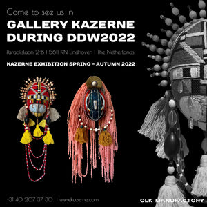 Masks by OLK Manufactory were presented at Gallery Kazerne during DDW2022