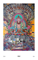 Poster with Buddha 56x88 cm